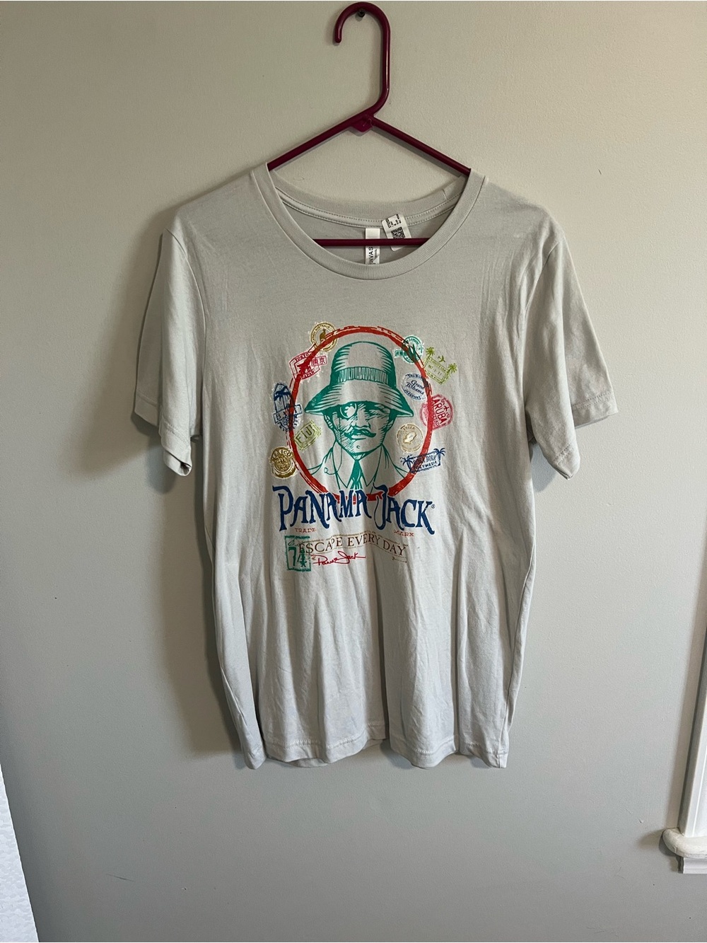 Panama Jack Men's Graphic T-Shirt in Light Gray